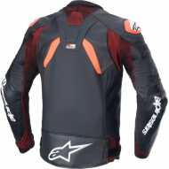 Jacket GP Plus R V4 leather Rideknit Black Fluo Red
