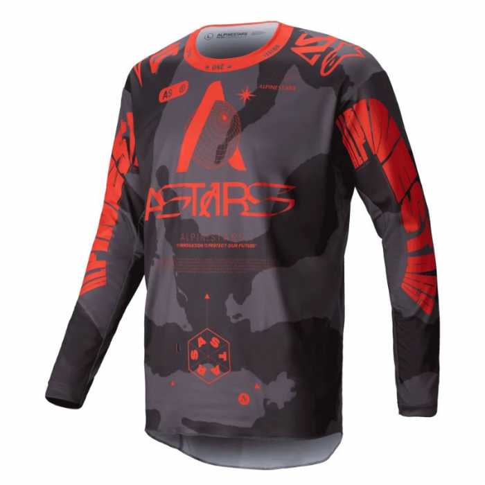 Maglia Racer Hollow Grigio Arancio