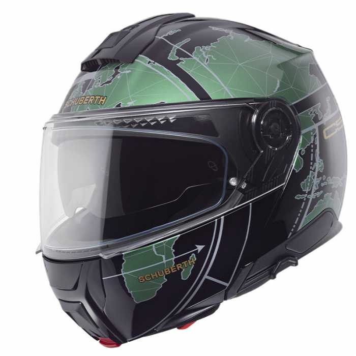Casco C5 Globe Verde Nero