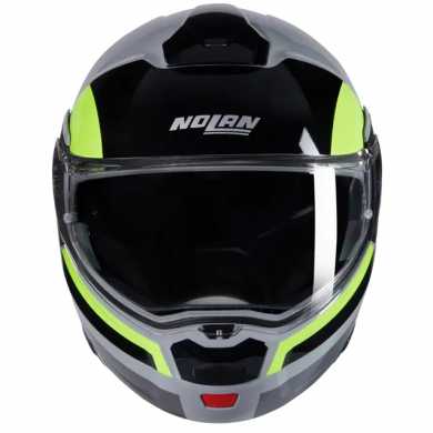 Casco N90-3  06 Roboto N-com Grigio Giallo