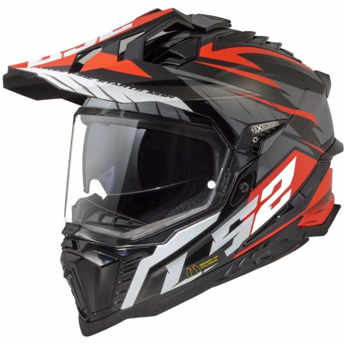 Helmet MX701 Explorer Spire 06 Black Red