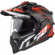 Casco MX701 Explorer Spire 06 Nero Rosso