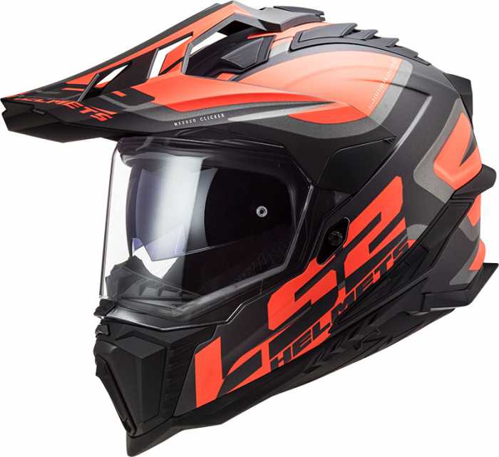 Casco MX701 Explorer Alter 06 Nero Arancio
