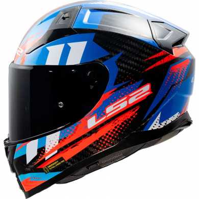 Casco Vector II FF811 Tantic Carbonio Rosso Blu