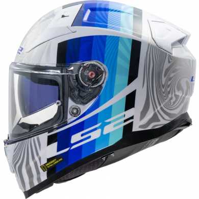 Casco Vector II FF811 Freedom Bianco Blu