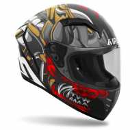 Helmet Connor Samurai Matt Black Red