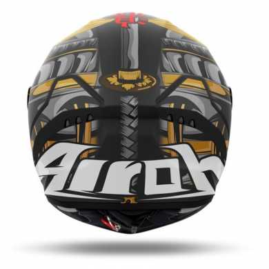 Helmet Connor Samurai Matt Black Red