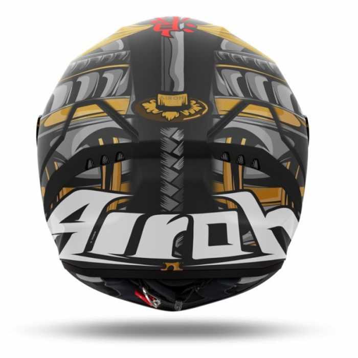 Helmet Connor Samurai Matt Black Red