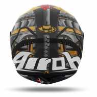 Helmet Connor Samurai Matt Black Red