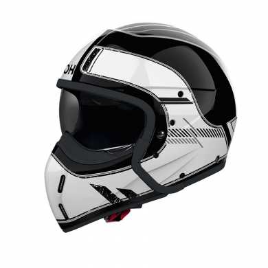 Helmet J110 Raster White Black
