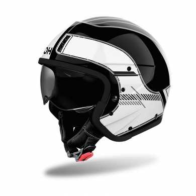 Casco J110 Raster Bianco Nero