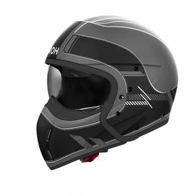 Casco J110 Raster Nero Grigio Opaco