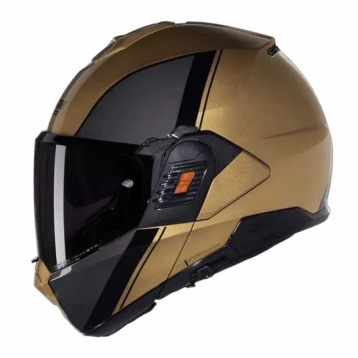 Helmet N120-1 Verniciatura Speciale N-com Grey Gold