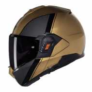 Casco N120-1 Verniciatura Speciale N-com Grigio Oro