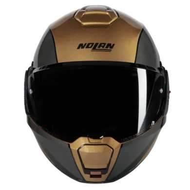 Casco N120-1 Verniciatura Speciale N-com Grigio Oro