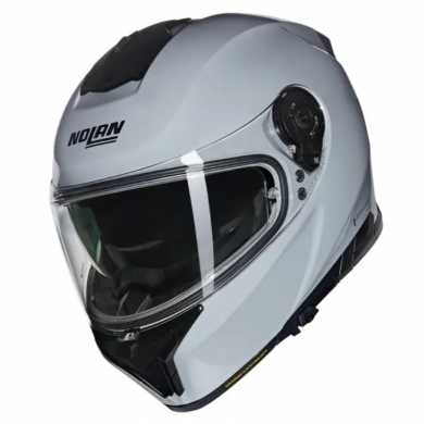Casco N80-8 Classico N-Com Grigio Lucido