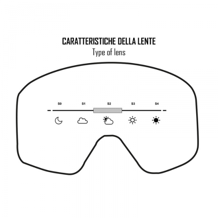 Maschera Magnetic Ethen MAG19 Fuxia Nero Lenti Blu