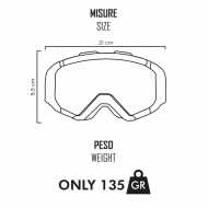 Goggle Ethen 05R Yellow Black Lens Mirror Gold