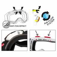 Goggle Ethen 05R Yellow Black Lens Mirror Gold