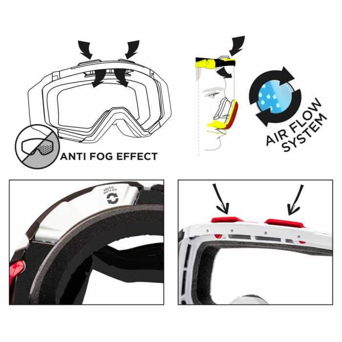 Maschera Ethen 05R Arancio Nero Lente Specchiata Oro