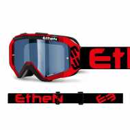 Maschera Ethen 06 Basic Bianco Nero Lente Trasparente