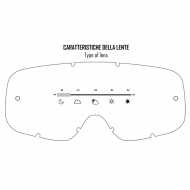 Maschera Ethen MX65 Bambino Nero Multicolor