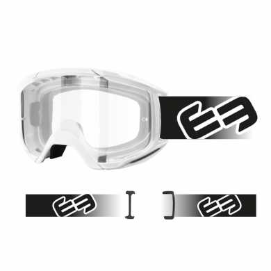 Goggle Ethen 06 Basic White Black Lens Clear