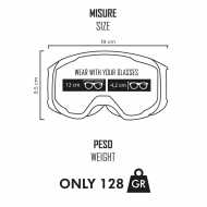 Goggle Ethen 06 Evolution Black Red Lens Red