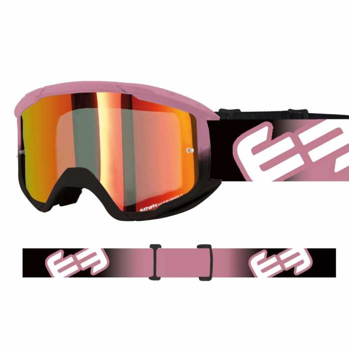 Goggle Ethen 06 Evolution Black Pink Lens Red