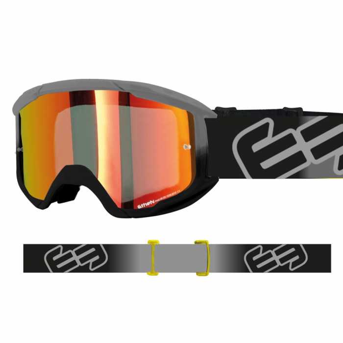 Goggle Ethen 06 Evolution Black Grey Lens Red