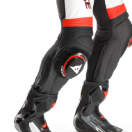 Dainese Leather Suit Laguna Seca 6 Perf. Black White Red