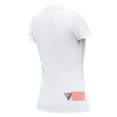 T-shirt Dainese Logo Lady Bianco Nero