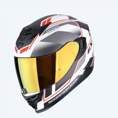 Helmet Exo 520 Evo Air Lena Matt White Silver Red