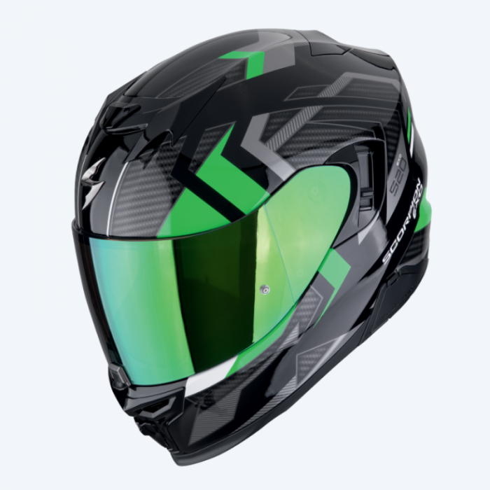 Helmet Exo 520 Evo Air Sensus Black Green