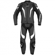 Leather suit Laser Touring Black Red