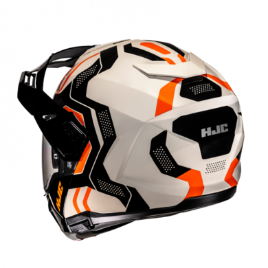 Casco HJC i80 Velly MC7 Nero Bianco Arancione