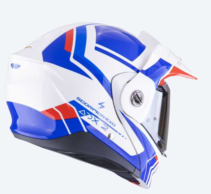 Casco ADX-2 Lewis Bianco Blu Rosso