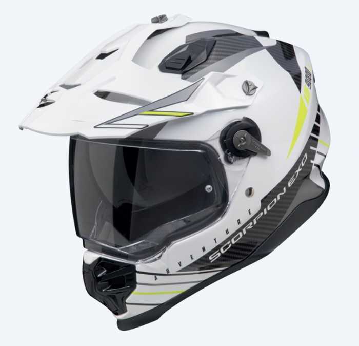 Helmet ADF-9000 Air Feat White Black Yellow