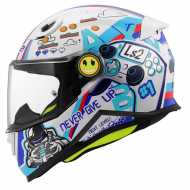 Casco FF812 Kid Next Level Bianco Azzurro