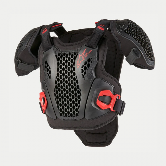 Chest Back Protector Bionic Action Youth Black Red