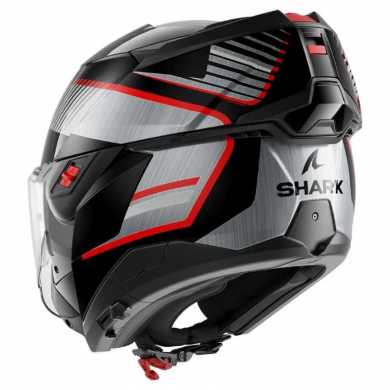 Helmet Oxo Sikter  Black Chrome Red