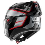 Helmet Oxo Sikter  Black Chrome Red