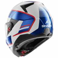 Helmet Oxo Sikter White  Blue Red