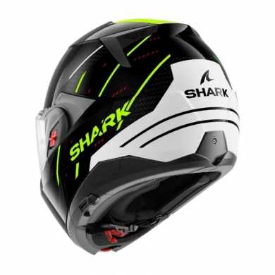 Helmet Oxo Rydger Black White Fluo Yellow