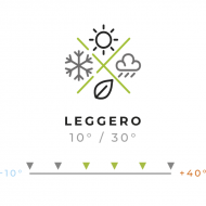 Kedra-T Tecno Calze Lunghe Nero Grigio