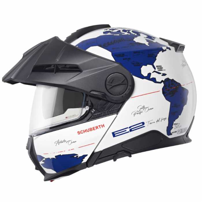 Helmet E2 Atlas White Blue
