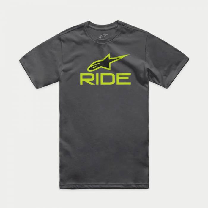 Alpinestar T-shirt Ride 4.0 CSF Carbon Black Lime