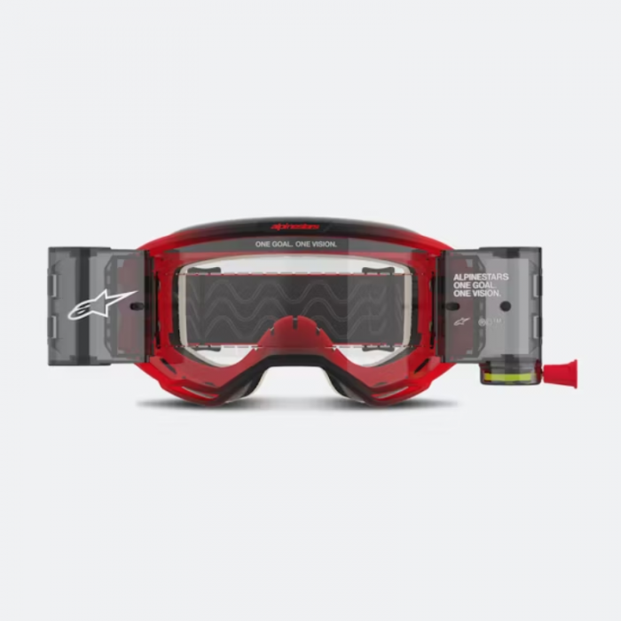 Alpinestars Google Vision 5 Blaze Red Clear Lens