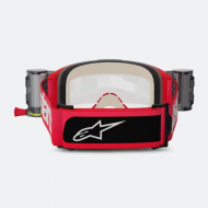 Maschera Alpinestars Vision 5 Blaze Rosso Lente Trasparente