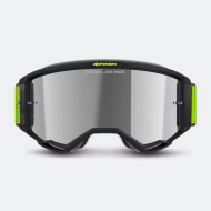 Maschera Alpinestars Vision 5 Hollow Nero Giallo Lente Argento